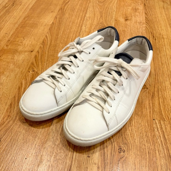 Oliver Cabell Leather Sneakers - Low 1 | Ocean - Picture 2 of 6